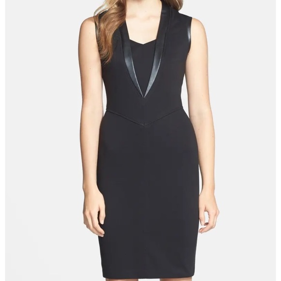 Andrew Marc Dresses Andrew Marc Black Form Fitting Pencil Dress